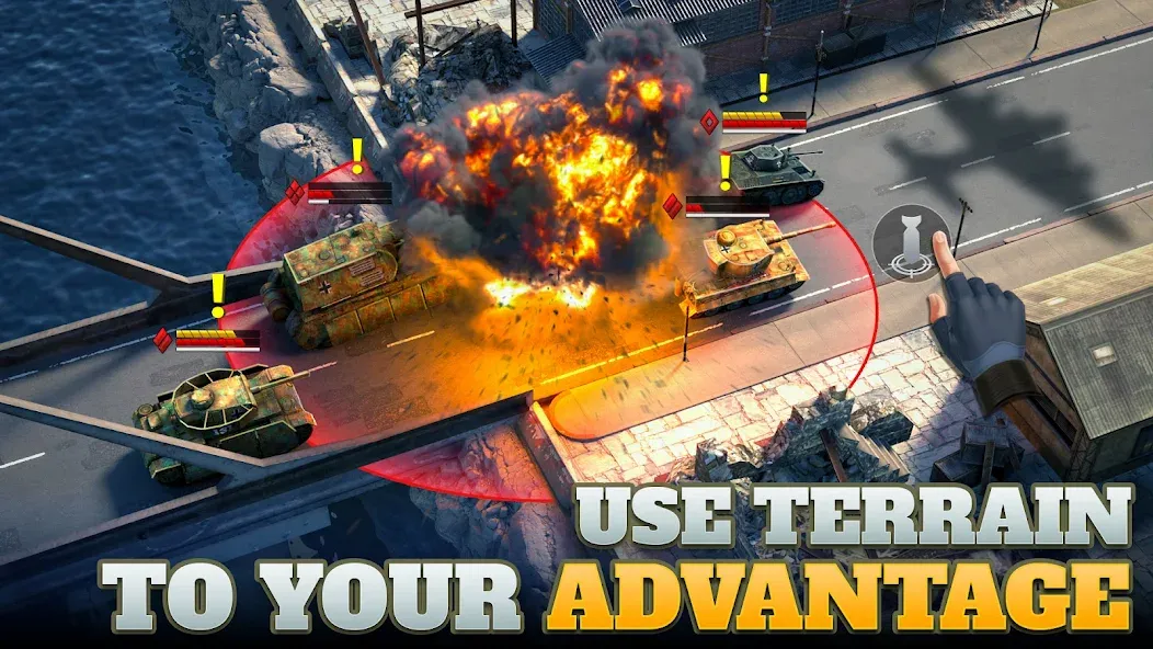 Tanks Charge: Online PvP Arena [MOD: безлимитные деньги и усиленная броня] Screenshot 2
