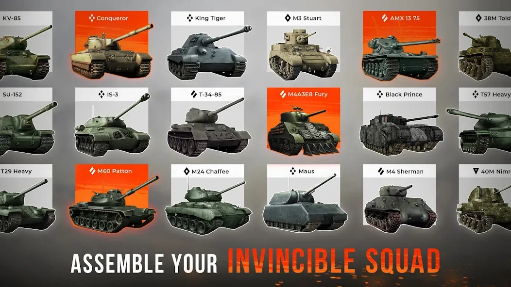 Armor Age: WW2 tank strategy [MOD: безлимитные деньги и открыты все уровни] Screenshot 2