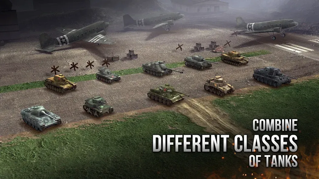 Armor Age: WW2 tank strategy [MOD: безлимитные деньги и открыты все уровни] Screenshot 5