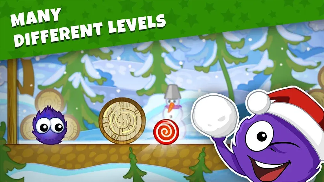 Catch the Candy: Winter Story! [MOD: зимние уровни и бесконечные конфеты] Screenshot 1