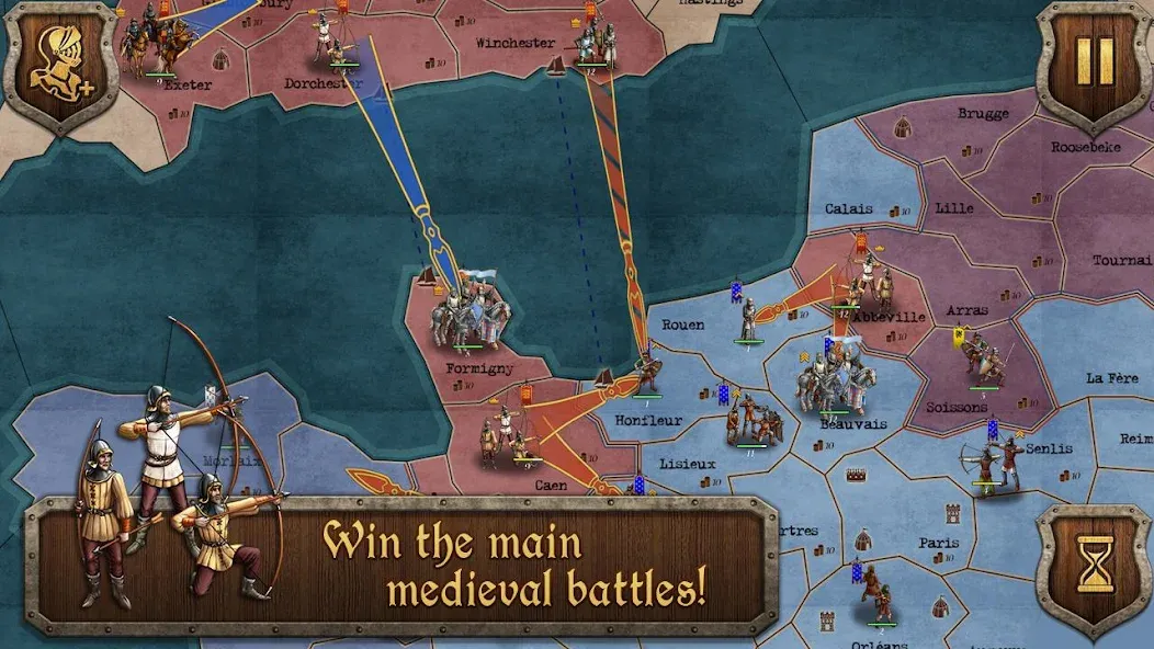 S&amp;T: Medieval Wars [MOD: безлимитные ресурсы и открытые юниты] Screenshot 1