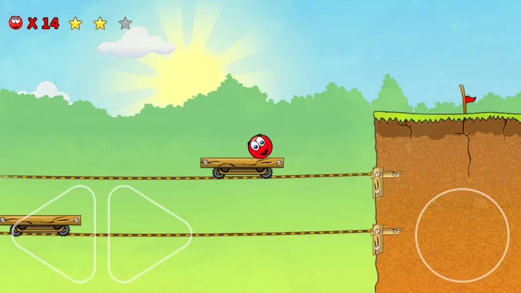 Red Ball 3: Jump for Love! Bou [MOD: безлимитные жизни и открыты все уровни] Screenshot 1