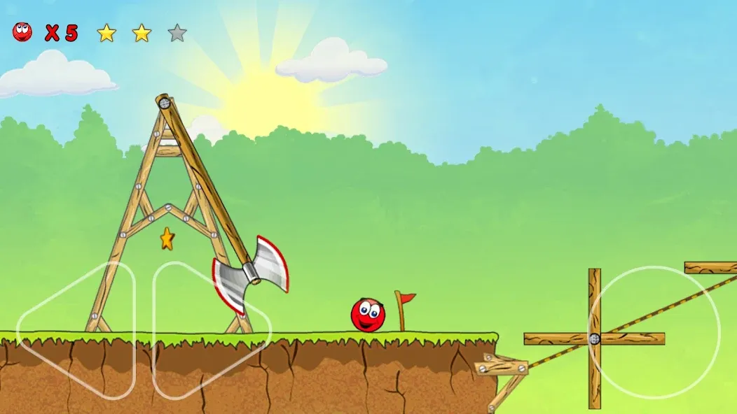 Red Ball 3: Jump for Love! Bou [MOD: безлимитные жизни и открыты все уровни] Screenshot 4