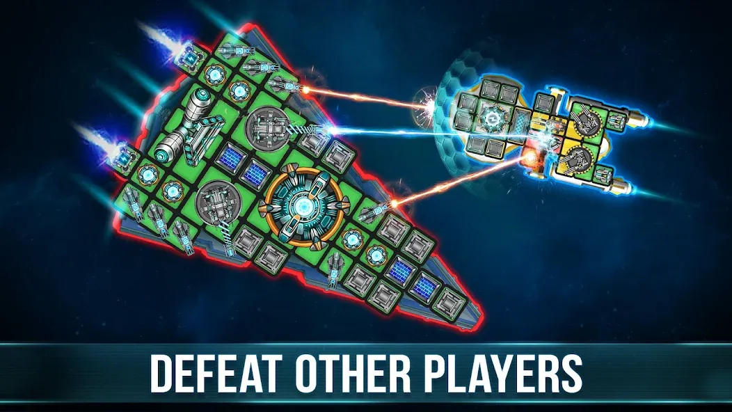 Space Arena: Construct &amp; Fight [MOD: много денег и ресурсов] Screenshot 2