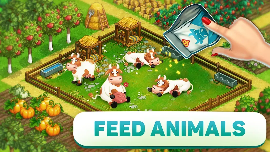 Superfarmers: Superhero Farm [MOD: безлимитные монеты и ускоренное развитие] Screenshot 2