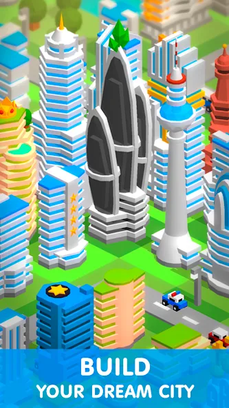 Tap Tap: Idle City Builder Sim [MOD: безлимитные деньги и ресурсы] Screenshot 1