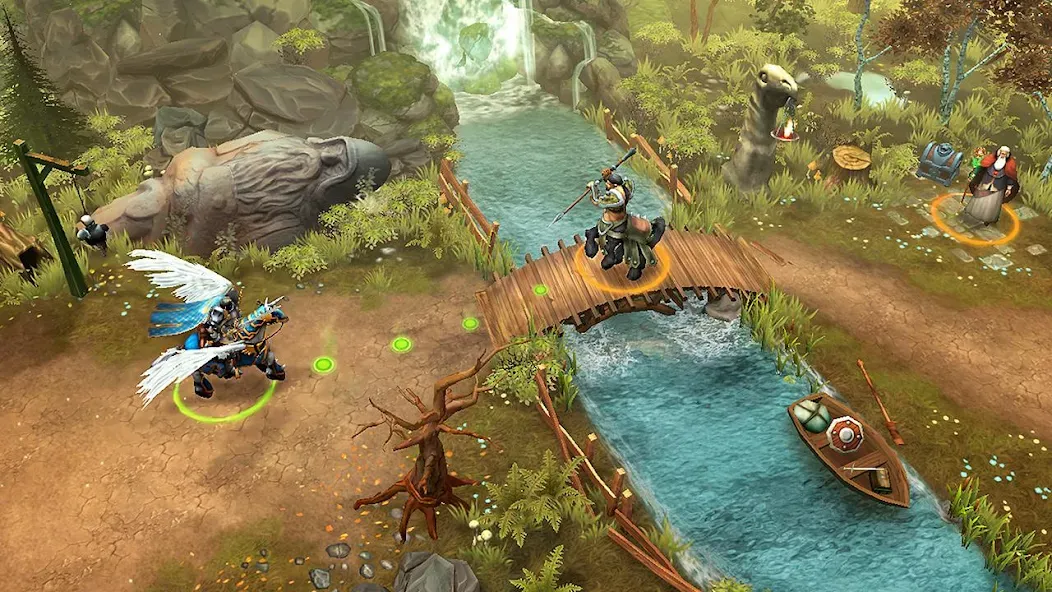 Heroes of Discord: Offline RPG [MOD: безлимитные ресурсы и усиленные герои] Screenshot 1