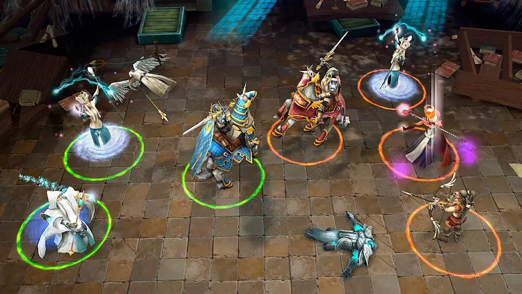 Heroes of Discord: Offline RPG [MOD: безлимитные ресурсы и усиленные герои] Screenshot 4