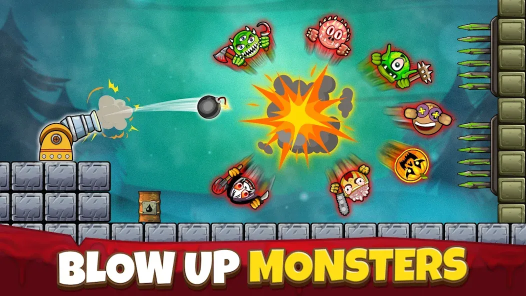 Crush the Monsters：Foul Puzzle [MOD: безлимитные деньги и все уровни] Screenshot 1