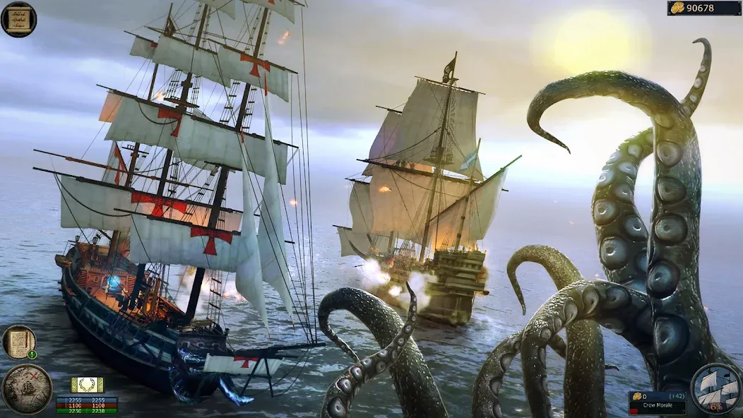 Pirates Flag－Open-world RPG [MOD: безлимитные деньги и ресурсы] Screenshot 1