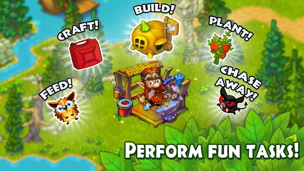 Animal Village: Forest Ranch [MOD: безлимитные монеты и ресурсы] Screenshot 4