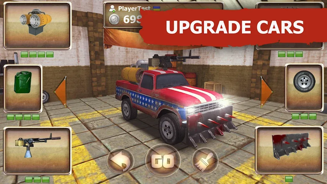 Zombie Derby [MOD: безлимитные деньги и топливо] Screenshot 2
