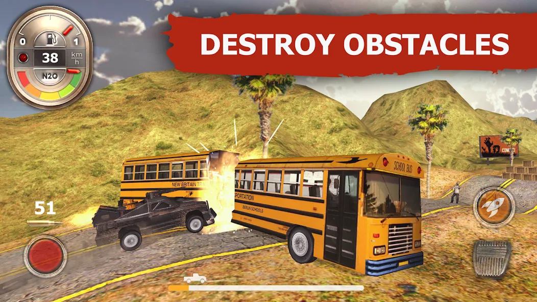 Zombie Derby [MOD: безлимитные деньги и топливо] Screenshot 4