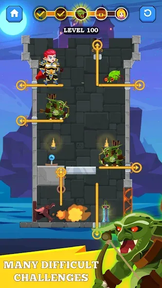 Hero Rescue [MOD: безлимитные монеты и подсказки] Screenshot 4