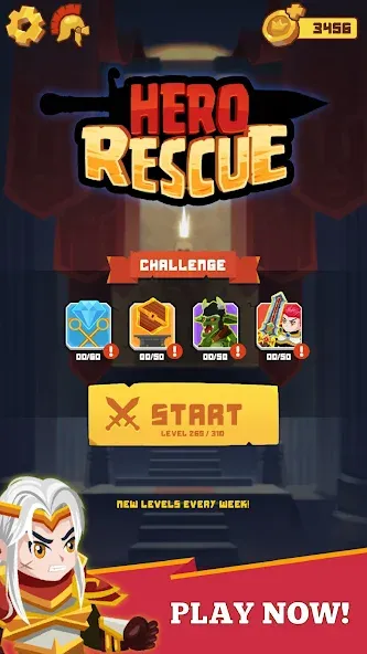 Hero Rescue [MOD: безлимитные монеты и подсказки] Screenshot 5