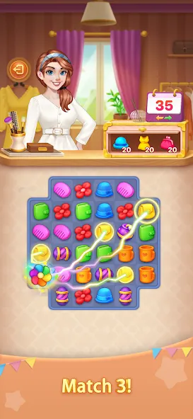 Hey Beauty: Love &amp; Puzzle [MOD: безлимитные монеты и открыты все уровни] Screenshot 3