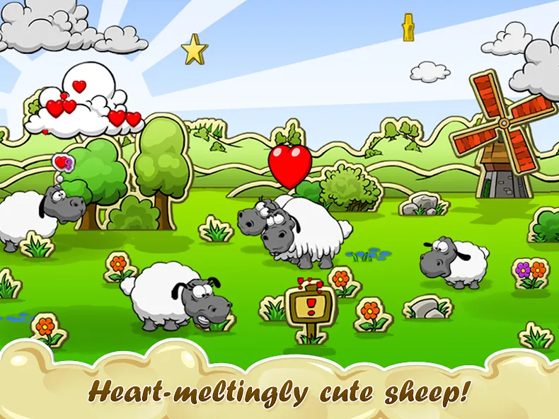 Clouds &amp; Sheep [MOD: безлимитные ресурсы и сняты ограничения] Screenshot 1