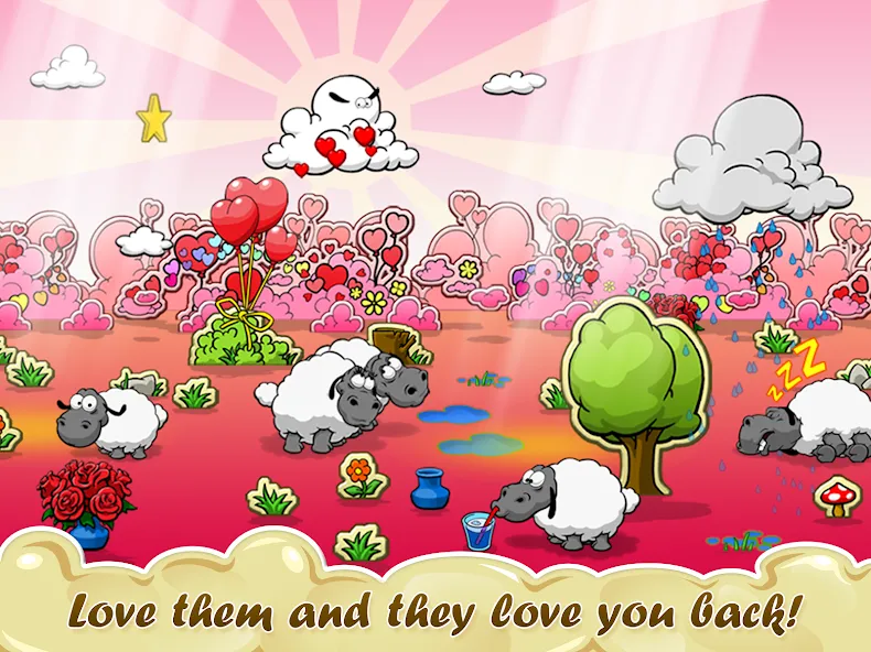 Clouds &amp; Sheep [MOD: безлимитные ресурсы и сняты ограничения] Screenshot 5