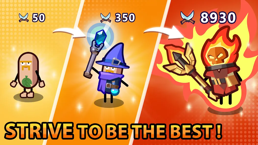 Hero Making Tycoon: Idle Games [MOD: безлимитные деньги и герои] Screenshot 3