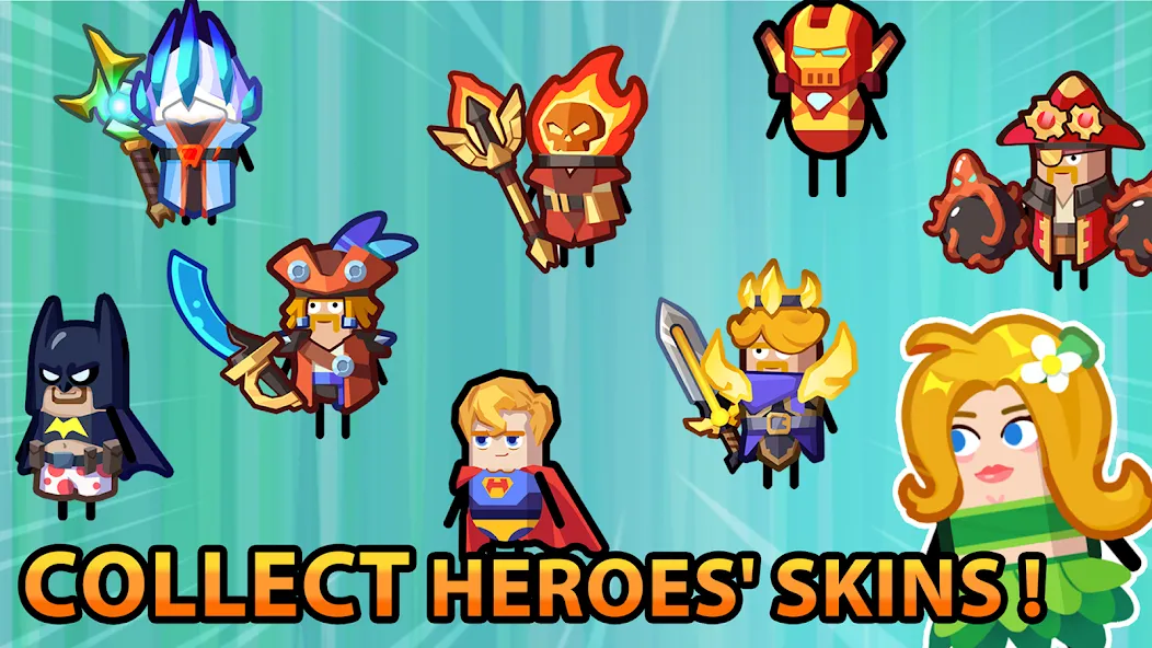 Hero Making Tycoon: Idle Games [MOD: безлимитные деньги и герои] Screenshot 4