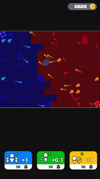 Territory War [MOD: безлимитные ресурсы и мощное оружие] Screenshot 1
