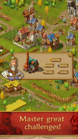 Townsmen [MOD: безлимитные ресурсы и деньги] Screenshot 4
