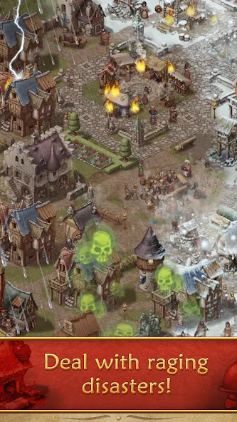 Townsmen [MOD: безлимитные ресурсы и деньги] Screenshot 5
