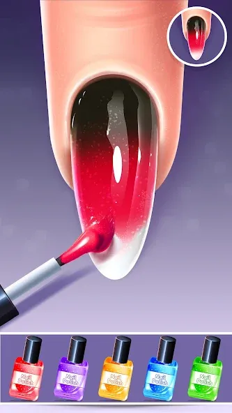 Nail Salon Fashion Makeup Game [MOD: безлимитные деньги и все предметы открыты] Screenshot 3