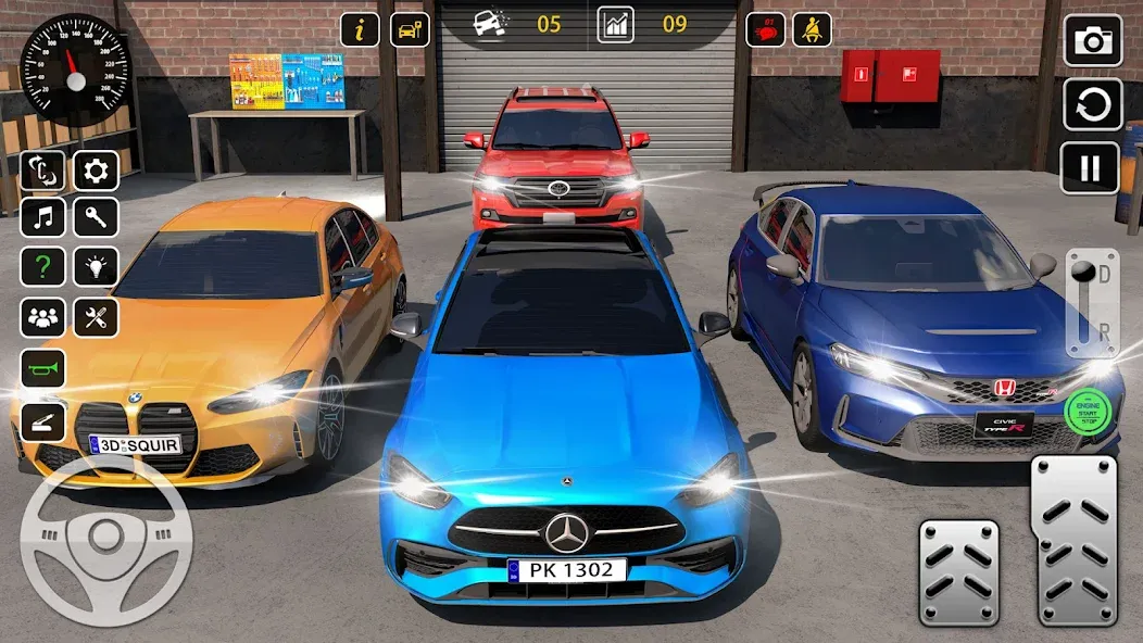Super Car Parking 3d Games [MOD: безлимитные деньги и все машины] Screenshot 5