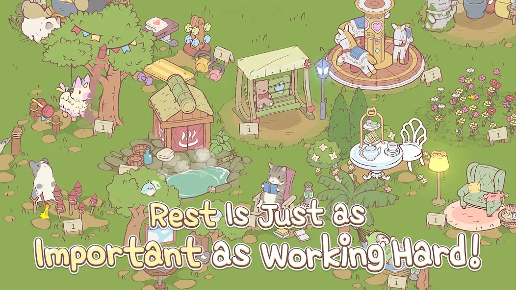 Cats &amp; Soup - Cute Cat Game [MOD: много денег и ресурсов] Screenshot 3
