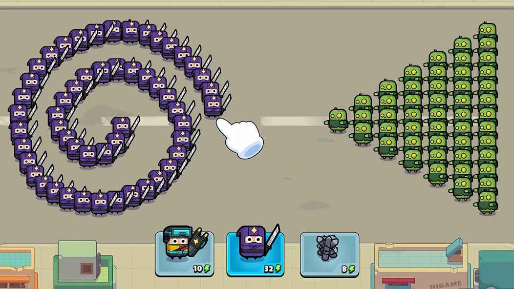 Police vs Zombie: Zombie City [MOD: безлимитные деньги и оружие] Screenshot 5