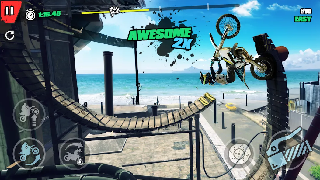 Trial Mania: Dirt Bike Games [MOD: безлимитные монеты и открытые уровни] Screenshot 2