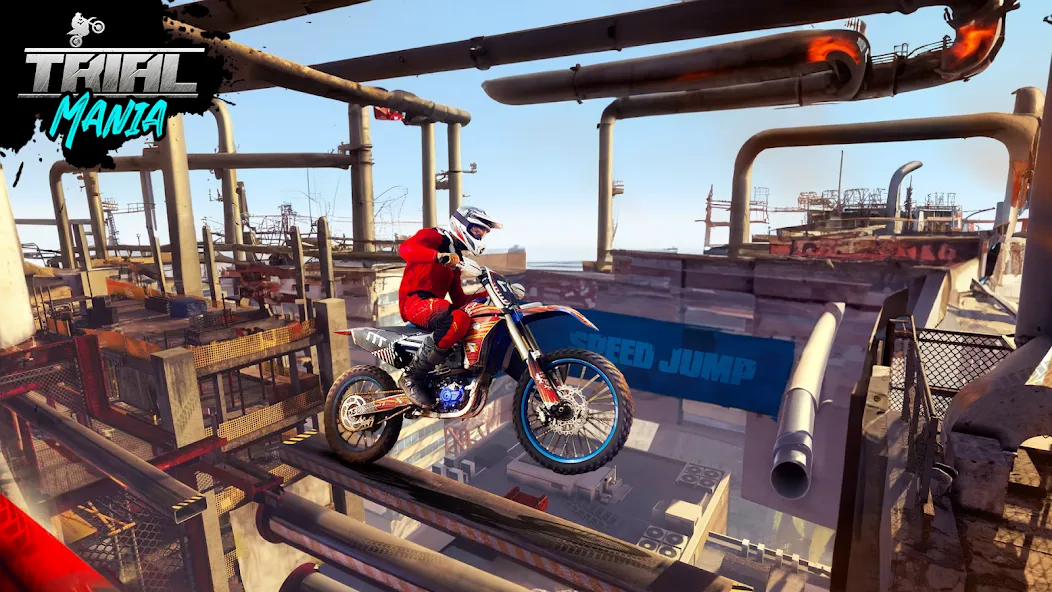 Trial Mania: Dirt Bike Games [MOD: безлимитные монеты и открытые уровни] Screenshot 4