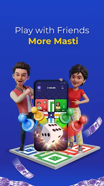Play Ludo Game Online Win Cash [MOD: выигрыш реальных денег без ограничений] Screenshot 2