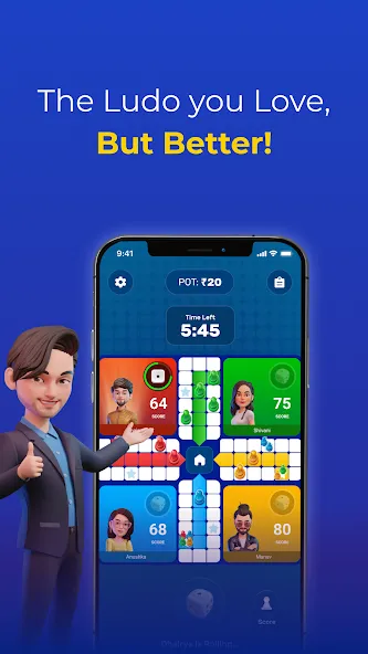 Play Ludo Game Online Win Cash [MOD: выигрыш реальных денег без ограничений] Screenshot 5
