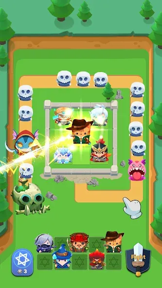 Cube Defender: Casual TD [MOD: безлимитные деньги и усиленные башни] Screenshot 1