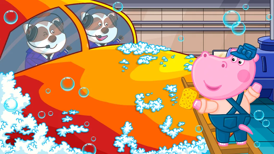 Hippo: Airport Profession Game [MOD: все профессии и уровни открыты] Screenshot 3