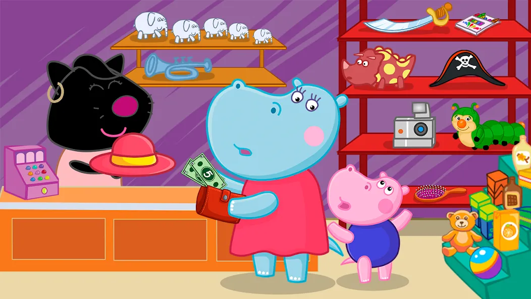 Hippo: Airport Profession Game [MOD: все профессии и уровни открыты] Screenshot 5