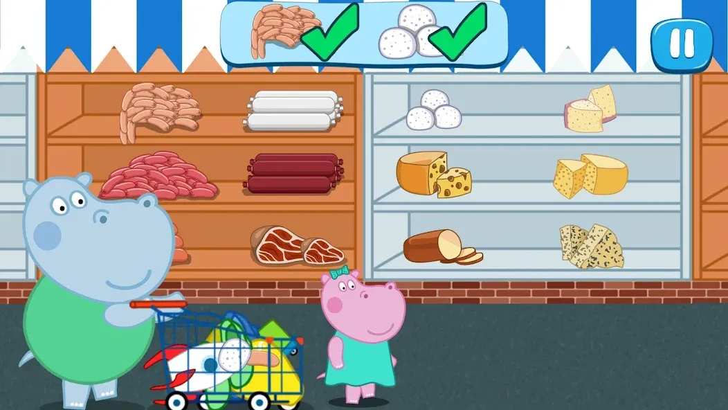 Kids Supermarket: Shopping [MOD: безлимитные монеты и все товары доступны] Screenshot 3