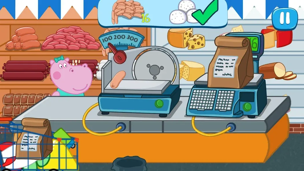Kids Supermarket: Shopping [MOD: безлимитные монеты и все товары доступны] Screenshot 4