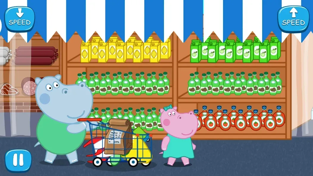 Kids Supermarket: Shopping [MOD: безлимитные монеты и все товары доступны] Screenshot 5