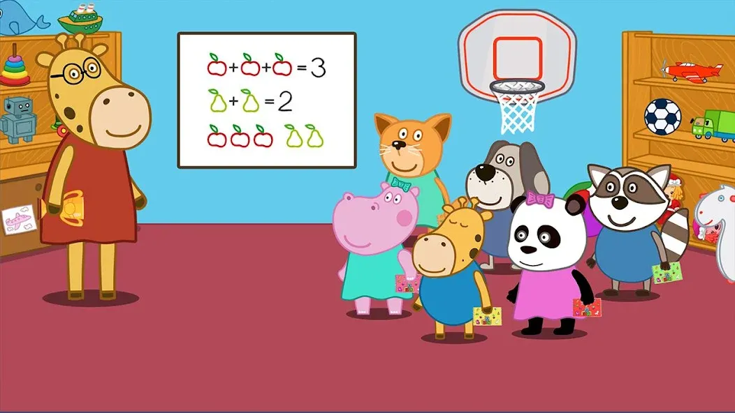 Kindergarten: Learn and play [MOD: обучение и игры без ограничений] Screenshot 1