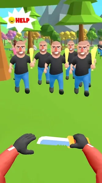 Hit Master 3D - Knife Assassin [MOD: безлимитные ножи и открыты уровни] Screenshot 2