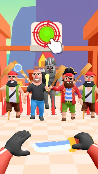 Hit Master 3D - Knife Assassin [MOD: безлимитные ножи и открыты уровни] Screenshot 3