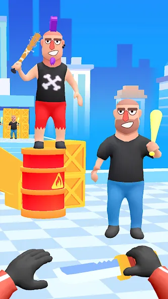 Hit Master 3D - Knife Assassin [MOD: безлимитные ножи и открыты уровни] Screenshot 4