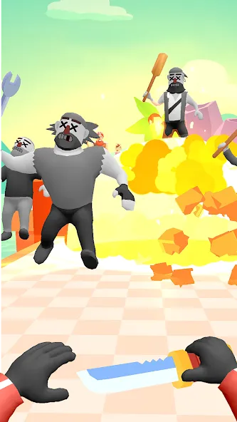 Hit Master 3D - Knife Assassin [MOD: безлимитные ножи и открыты уровни] Screenshot 5
