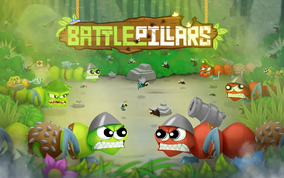 Battlepillars Multiplayer PVP [MOD: много денег и все разблокировано] Screenshot 1