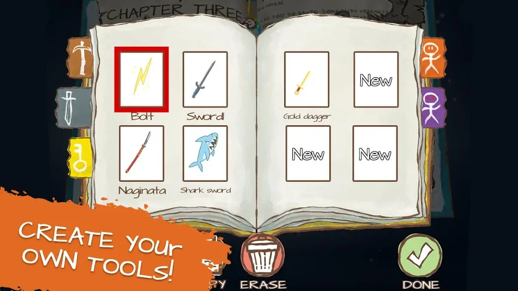 Draw a Stickman: EPIC 2 [MOD: разблокированы все уровни и персонажи] Screenshot 4