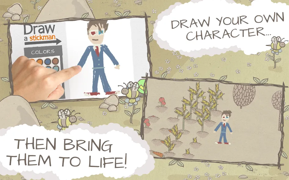 Draw a Stickman: EPIC Free [MOD: безлимитные подсказки и открыты все уровни] Screenshot 2