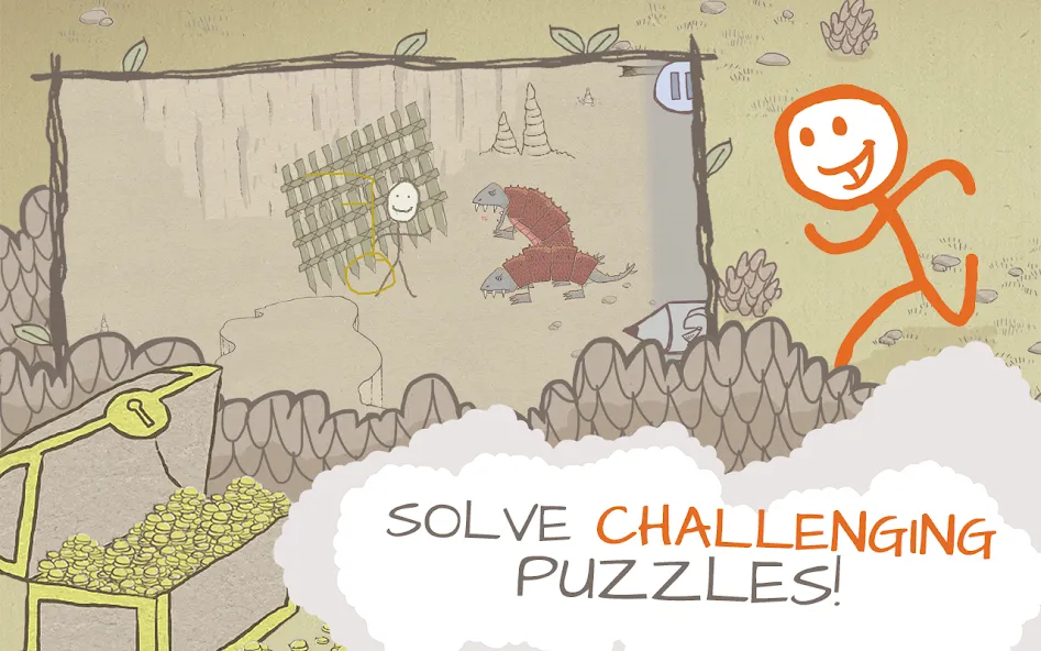 Draw a Stickman: EPIC Free [MOD: безлимитные подсказки и открыты все уровни] Screenshot 5